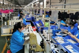 Người lao động đang làm việc trong doanh nghiệp đáp ứng đủ các điều kiện, được Nhà nước hỗ trợ 500.000 đồng/người/tháng; thời gian hỗ trợ tối đa 3 tháng. (Ảnh: Thanh Liêm/TTXVN)