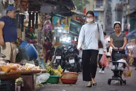 Người dân đang phải đối mặt với việc giá cả hàng hóa thiết yếu, tiêu dùng liên tục tăng cao. (Ảnh minh họa: Minh Hiếu/Vietnam+)