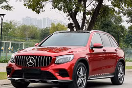 Mercedes-Benz GLC (mẫu X253) đang được giảm 100% lệ phí trước bạ, tương đương hơn 300 triệu đồng trong tháng Năm. (Ảnh: PV/Vietnam+)