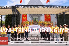 Hành trình thiện nguyện của Báo Điện tử VietnamPlus tại mảnh đất Nghệ An
