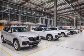 Nhà máy sản xuất xe hơi VinFast tại Hải Phòng. (Ảnh: PV/Vietnam+)