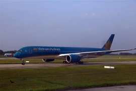 Máy bay của Vietnam Airlines. (Ảnh: Huy Hùng/TTXVN)