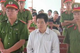 Bị can Tráng A Tàng tại phiên tòa. (Ảnh: Thái Hùng/TTXVN)