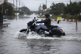 Cảnh ngập lụt do ảnh hưởng của mưa bão tại South Carolina, ngày 2/10. (Nguồn: Reuters/TTXVN)