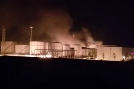 Hiện trường vụ nổ. (Nguồn: AFP/TTXVN)