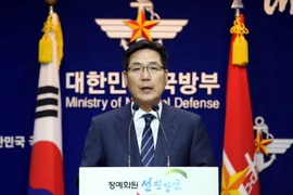 ​Người phát ngôn Bộ Quốc phòng Hàn Quốc Kim Min Seok. (Nguồn: Yonhap/TTXVN)