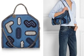 Những mẫu túi xách chất liệu denim khuấy động nắng hè