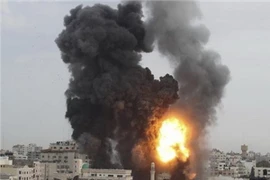 Hiện trường một vụ tấn công vào Israel. (Nguồn: Reuters)