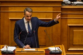 Thủ tướng Hy Lạp Kyriakos Mitsotakis. (Ảnh: THX/TTXVN)