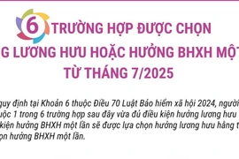 Căn cứ quy định tại Khoản 6 thuộc Điều 70 Luật Bảo hiểm xã hội 2024, người lao động thuộc 1 trong 6 trường hợp sau đây vừa đủ điều kiện hưởng lương hưu và vừa đủ điều kiện hưởng bảo hiểm xã hội một lần sẽ được lựa chọn hưởng lương hưu hằng tháng hoặc chọn hưởng BHXH một lần.