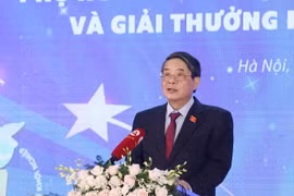 Ủy viên Trung ương Đảng, Phó Chủ tịch Quốc hội Nguyễn Đức Hải phát biểu tại buổi Lễ. (Ảnh: Phương Hoa/TTXVN)