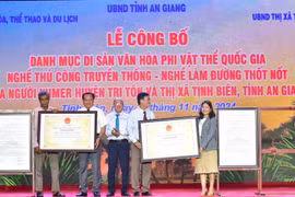 Nghề làm đường thốt nốt được công nhận Di sản Văn hóa Phi vật thể Quốc gia 