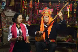 Hát Then là Di sản Văn hóa Phi vật thể của nhân loại. (Ảnh: Xuân Tư/TTXVN)