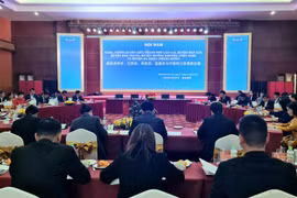 Quang cảnh Hội đàm. (Ảnh: Hương Thu/TTXVN)