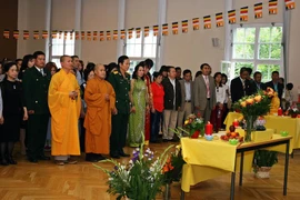 Đại lễ tri ân các anh hùng liệt sỹ tại Berlin. (Ảnh: Đức Chung/Vietnam+)