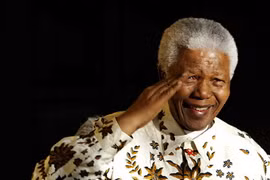 Cựu Tổng thống Nam Phi Nelson Mandela. (Nguồn: AFP/TTXVN)