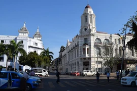 Một đường phố ở cố đô Yangon của Myanmar. (Ảnh: Sơn Nam/Vietnam+)