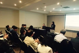 Quang cảnh buổi hội thảo. (Ảnh: Sao Băng/Vietnam+)