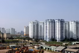 Khu đô thị Nam Trung Yên. (Ảnh: Tuấn Anh/TTXVN)