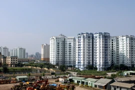 Khu đô thị Nam Trung Yên. (Ảnh: Tuấn Anh/TTXVN)