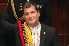 Tổng thống Ecuador Rafael Correa. (Nguồn: AFP/TTXVN)