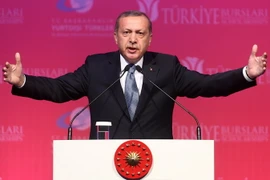  Tổng thống Thổ Nhĩ Kỳ Recep Tayyip Erdogan. (Nguồn: AFP/TTXVN) 