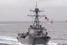 Tàu khu trục của USS Lassen của Mỹ. (Nguồn: Sputniknews)