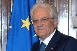Tổng thống Italy Sergio Mattarella. (Nguồn: AFP/TTXVN) 