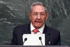 Chủ tịch Cuba Raul Castro tại Liên hợp quốc ngày 27/9. (Nguồn: AFP/TTXVN)
