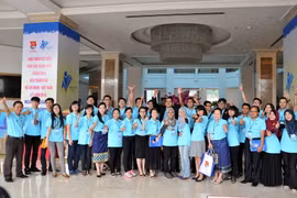 Các đại biểu tham gia Diễn đàn Thanh niên ASEAN 2015. (Ảnh: An Hiếu/TTXVN)