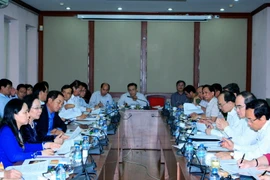 Quang cảnh buổi họp. (Ảnh: Thống Nhất/TTXVN)