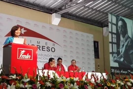 Đại sứ Lê Linh Lan phát biểu tại Đại hội. (Ảnh: ĐSQ Việt Nam tại Mexico)