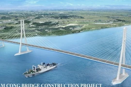 Cầu dây văng Vàm Cống sử dụng dầm thép lớn của doanh nghiệp Việt