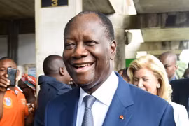 Tổng thống Côte d'Ivoire Alassane Ouattara. (Nguồn: AFP/TTXVN) 