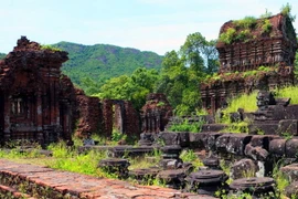 Khu di tích Đền tháp Mỹ Sơn được UNESCO công nhận là Di sản Văn hóa Thế giới. (Ảnh: Thế Duyệt/TTXVN)