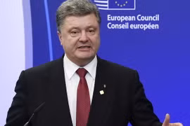 Tổng thống Ukraine Petro Poroshenko. (Nguồn: AFP/TTXVN)