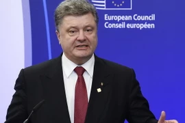 Tổng thống Ukraine Petro Poroshenko. (Nguồn: AFP/TTXVN)