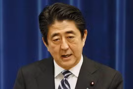 Thủ tướng Nhật Bản Shinzo Abe. (Nguồn; AFP/TTXVN)