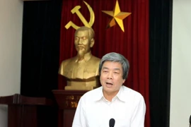  Phó chủ tịch Thường trực Hội nhà báo Việt Nam Hà Minh Huệ. (Ảnh: An Đăng/TTXVN)