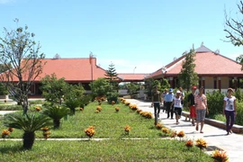 Khu lưu niệm Cố Thủ tướng Phạm Văn Đồng tại xã Đức Tân, huyện Mộ Đức. (Ảnh: Hà Thái/TTXVN)