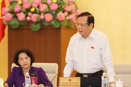 Phó Chủ tịch Quốc hội Huỳnh Ngọc Sơn phát biểu ý kiến. (Ảnh: Phương Hoa/TTXVN)