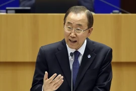 Tổng Thư ký Liên hợp quốc Ban Ki-moon. (Nguồn: AFP/TTXVN)