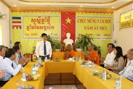 Ban chỉ đạo Tây Nam Bộ chúc mừng Tết Chôl Chnăm Thmây