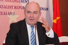 Bộ trưởng Bộ Giáo dục New Zealand Steven Joyce. (Ảnh: Quý Trung/TTXVN)