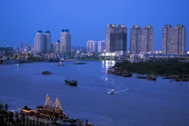 Một góc Thành phố Hồ Chí Minh hiện đại. (Nguồn: TTXVN)