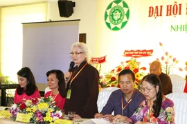 Phật tử Hoa Tâm có nhiều đóng góp cho Hội Phật tử Việt Nam tại CH Séc. (Ảnh: Ngọc Mai/Vietnam+)