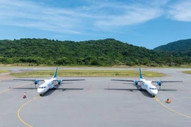 Máy bay của hãng hàng không VASCO. (Ảnh: Thế Dự/Vietnam+)