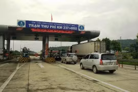 Trạm thu phí Km237 tuyến cao tốc Nội Bài-Lào Cai. (Ảnh: VEC cung cấp)