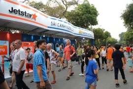 Phố đi bộ hồ Hoàn Kiếm, Hà Nội sẽ là nơi người dân và du khách tìm hiểu về nét văn hóa, du lịch tỉnh Tây Ninh tại sự kiện Vietnam Airlines Festa tháng Chín. (Ảnh: CTV/Vietnam+)