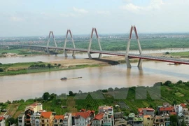 Một góc sông Hồng tại Hà Nội. (Nguồn ảnh: TTXVN)